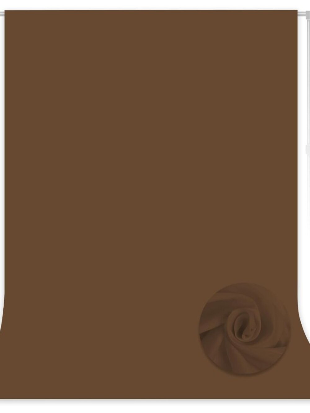 Dark Brown Photography Backdrop for Photoshoot, Fabric, 5x7 FT
